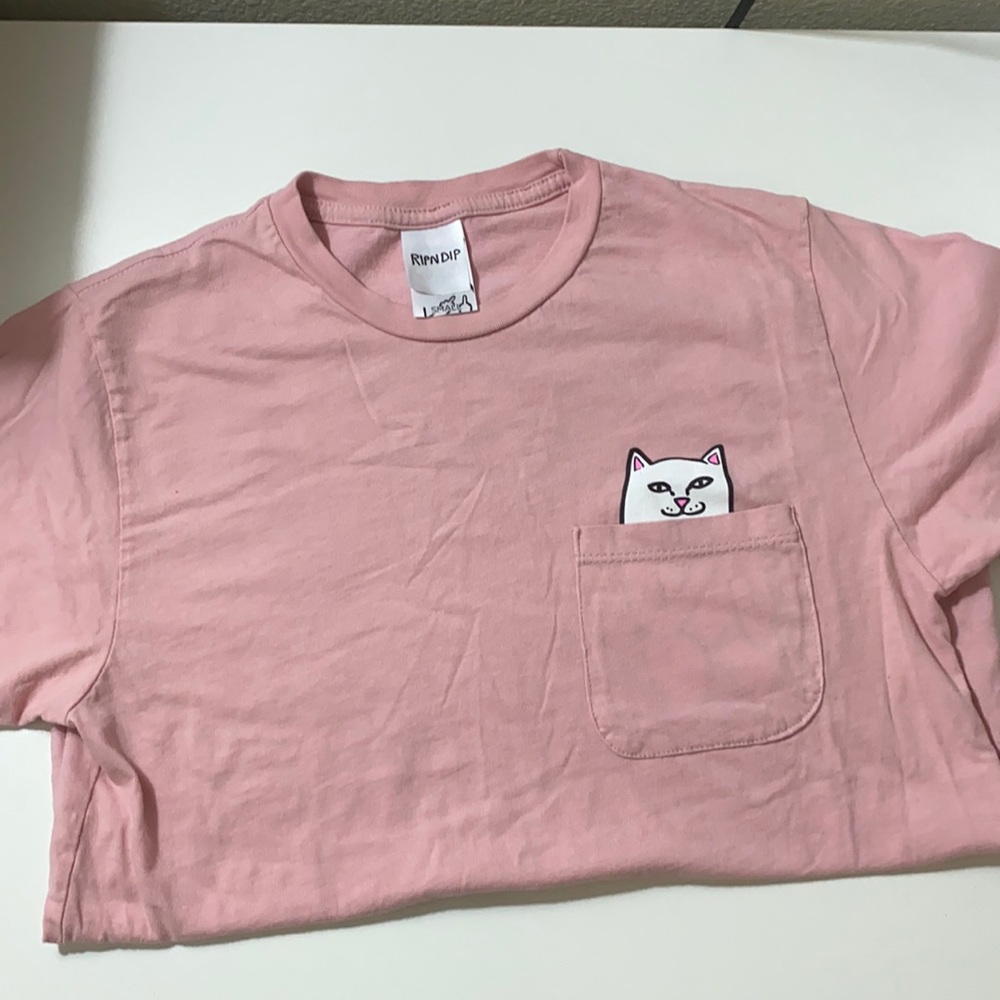 Ripndip Lord Nermal pocket tee shirt
